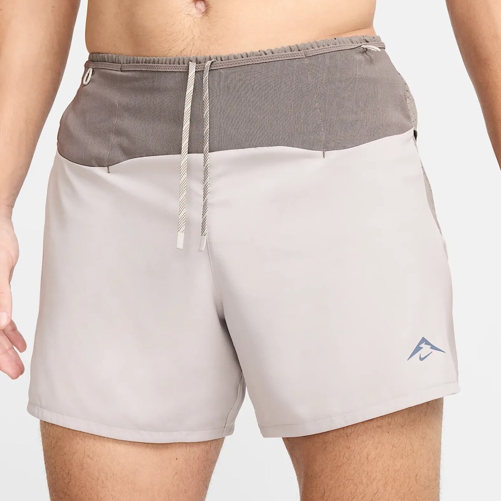 Nike Trail Second Sunrise 5” Shorts Men’s Grey Lined Running Hiking, size M
